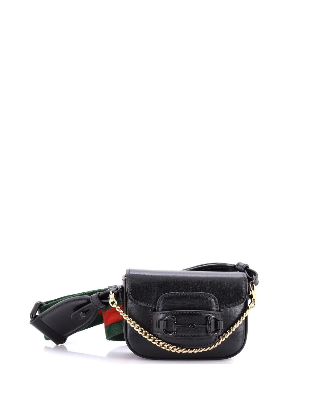 Gucci Horsebit Flap Wallet With Strap #218196G12B